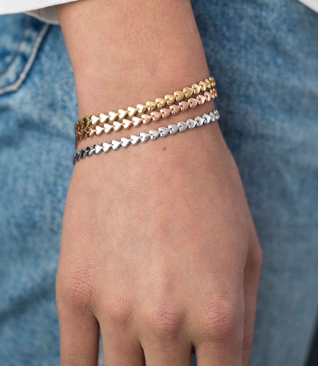 ZINZI Verguld Zilveren Armband 17-19cm - ZIA1798G