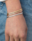 Zinzi zilveren armband goud verguld ZIA1798G (Lengte 17-19cm), exclusief en kwalitatief hoogwaardig. Ontdek nu!