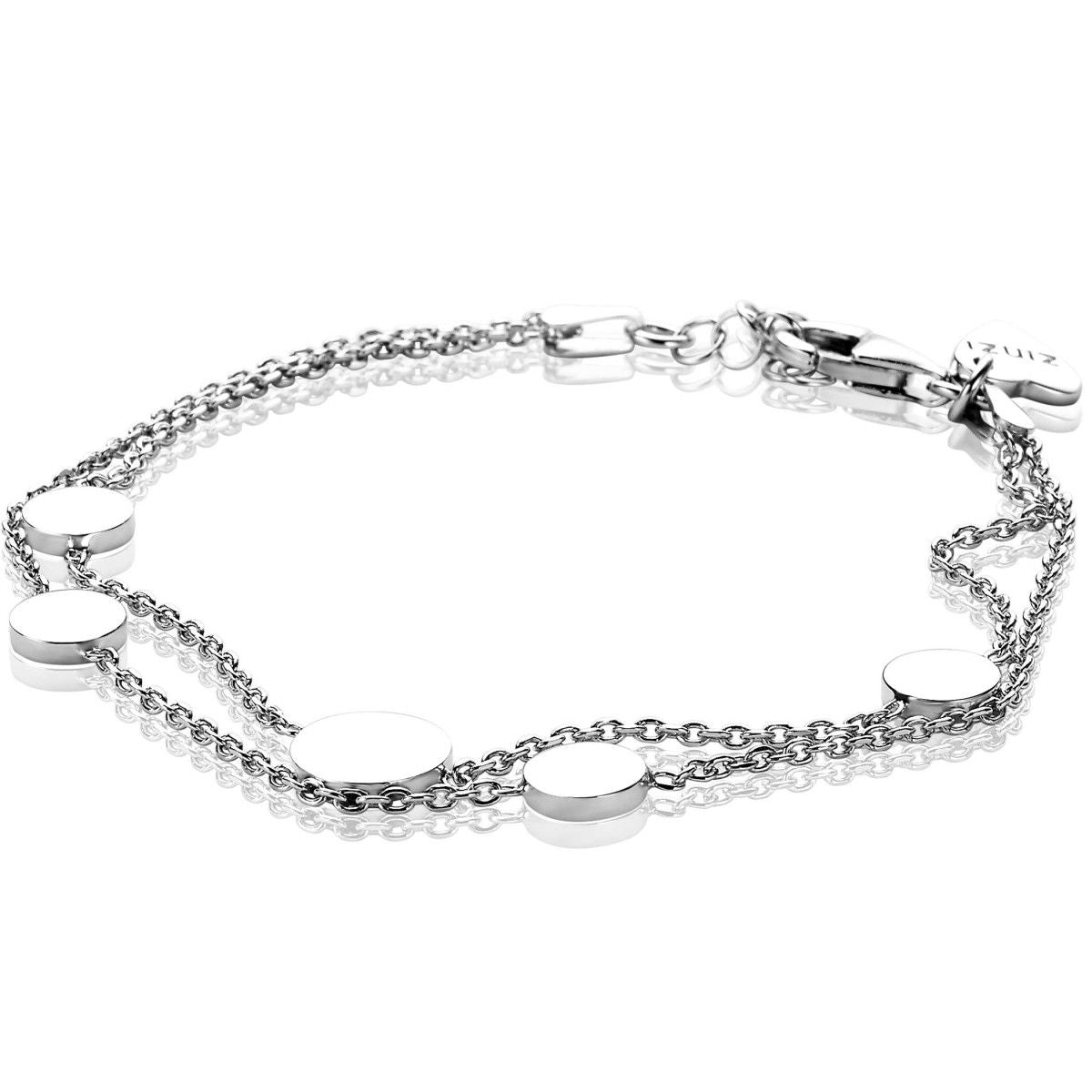 Zinzi zilveren armband ZIA1808 (Lengte 17,5-19,5 cm), exclusief en kwalitatief hoogwaardig. Ontdek nu!