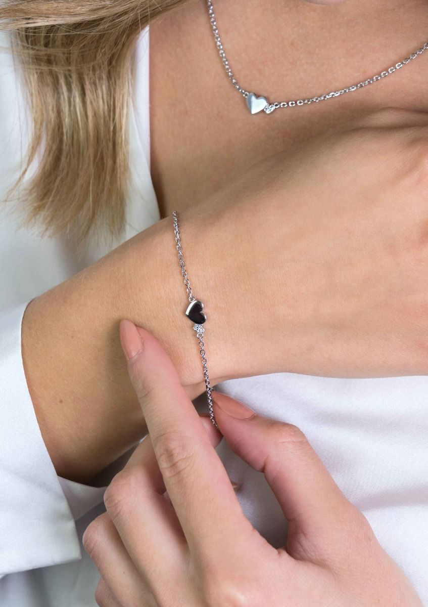 ZINZI Zilveren Armband met Witte Zirkonia - ZIA2137