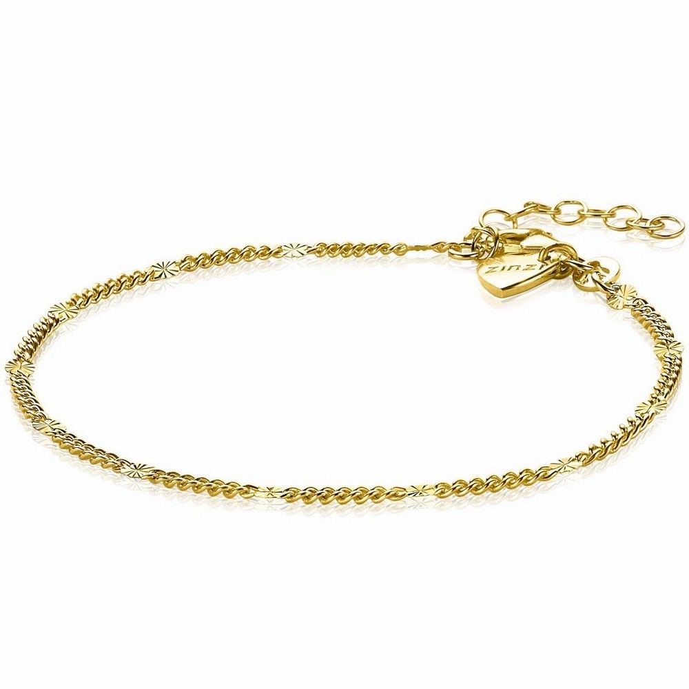 ZINZI Verguld Zilveren Armband 17-20cm geel - ZIA2157G