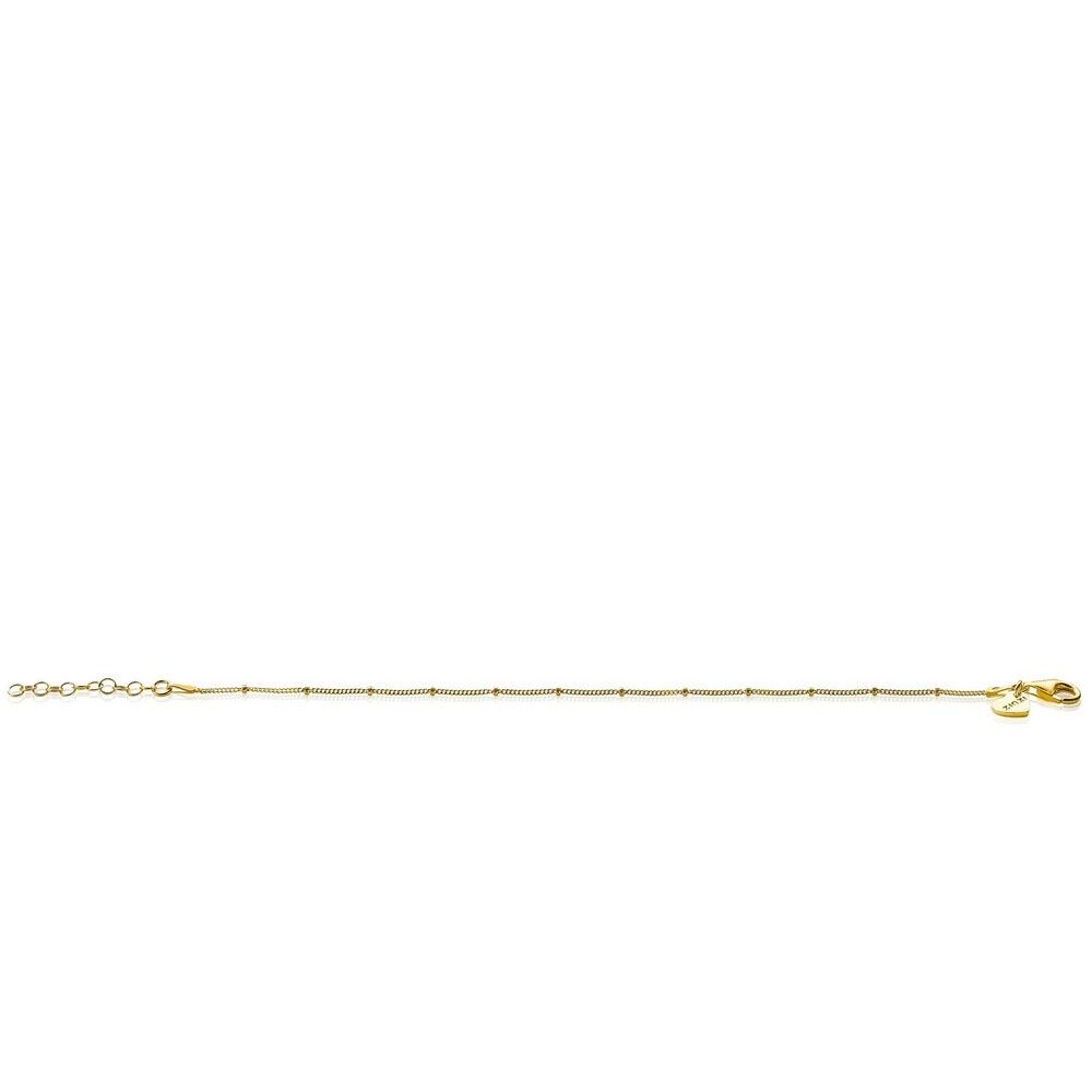 ZINZI Verguld Zilveren Armband 17-20cm geel - ZIA2181G