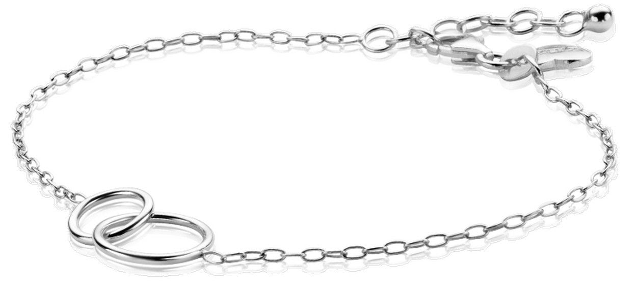 Zinzi zilveren paperclip schakel armband met ronde vormen 17-20cm ZIA2275, exclusief en kwalitatief hoogwaardig. Ontdek nu!