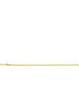 Zinzi gold plated zilveren platte slangen-armband 3,5mm breed ZIA2292G, exclusief en kwalitatief hoogwaardig. Ontdek nu!