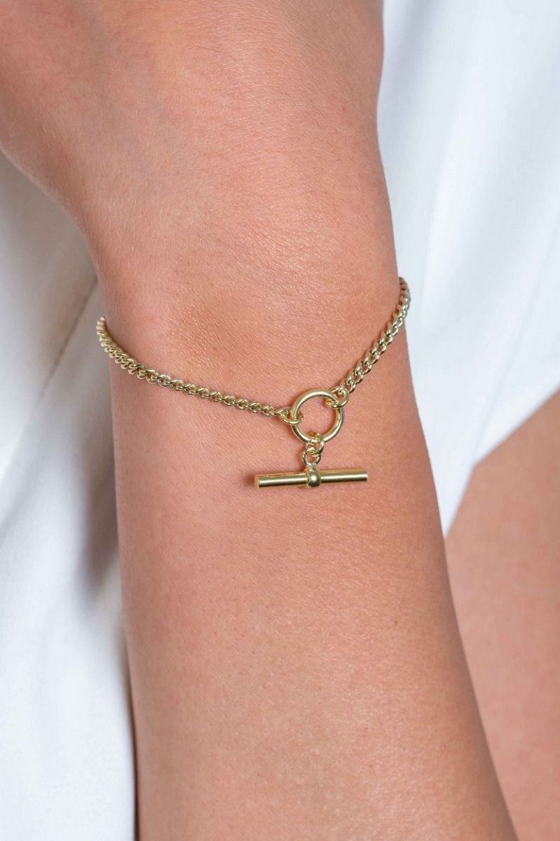 ZINZI Verguld Zilveren Armband ZIA2359-19,5