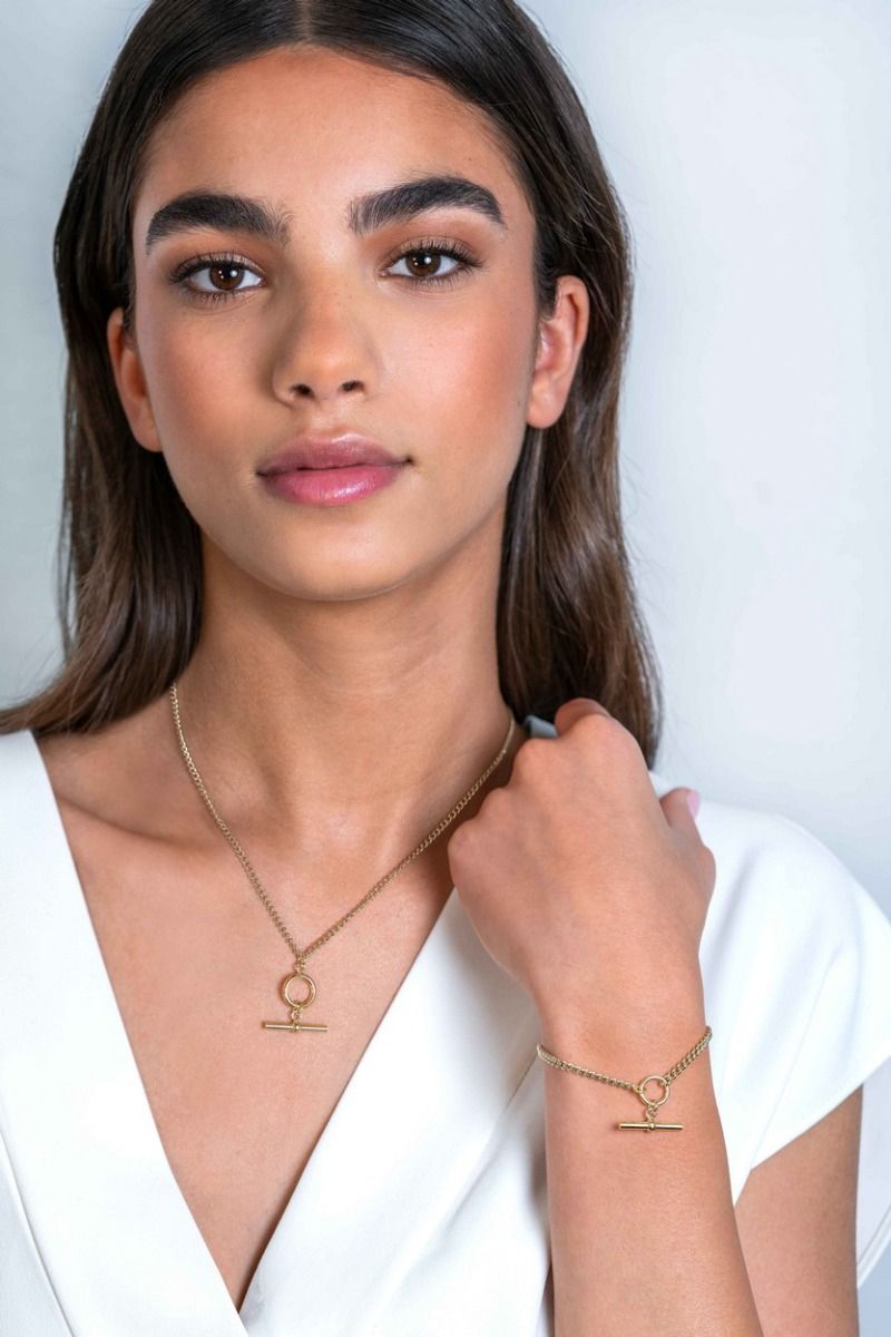ZINZI Verguld Zilveren Armband ZIA2359-19,5