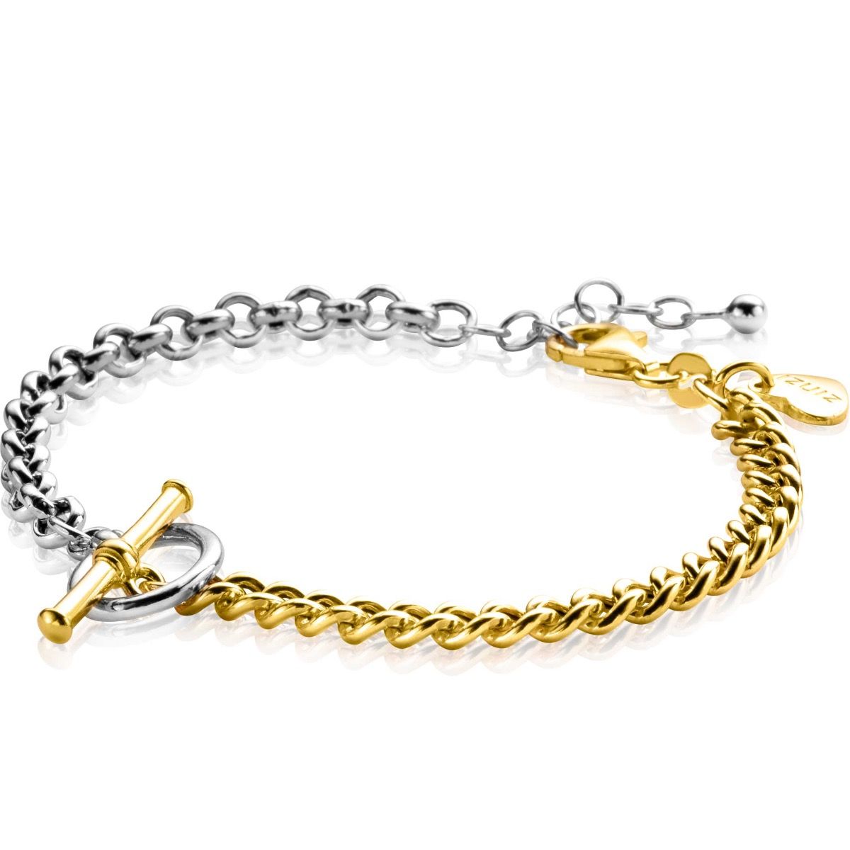 ZINZI Verguld Zilveren Armband 17-20cm - ZIA2387