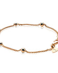 Zinzi zilveren fantasie armband rose verguld 17-20 cm ZIA987R, exclusief en kwalitatief hoogwaardig. Ontdek nu!