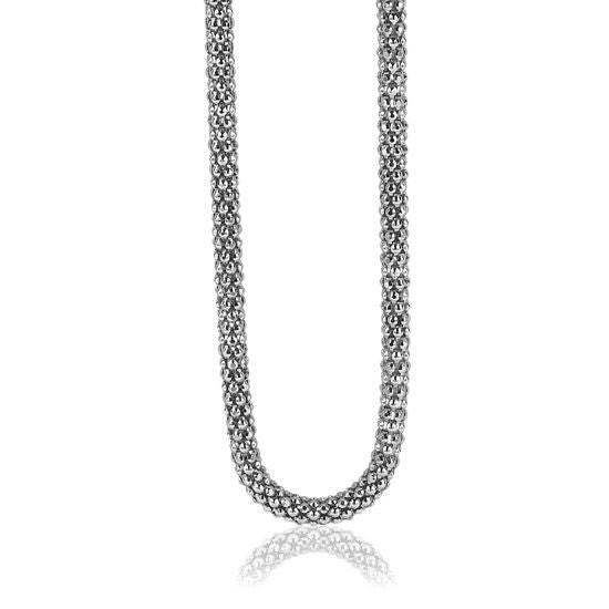 ZINZI Zilveren Ketting 45cm - ZIC1057