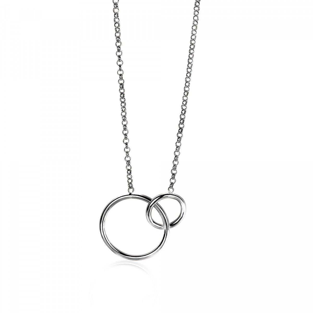 ZINZI Zilveren Ketting 42-45cm - ZIC1278