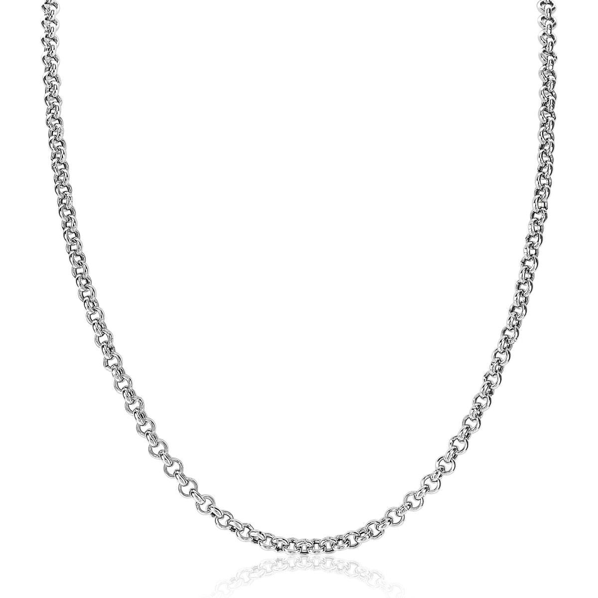 ZINZI Zilveren Ketting 45cm - ZIC1911
