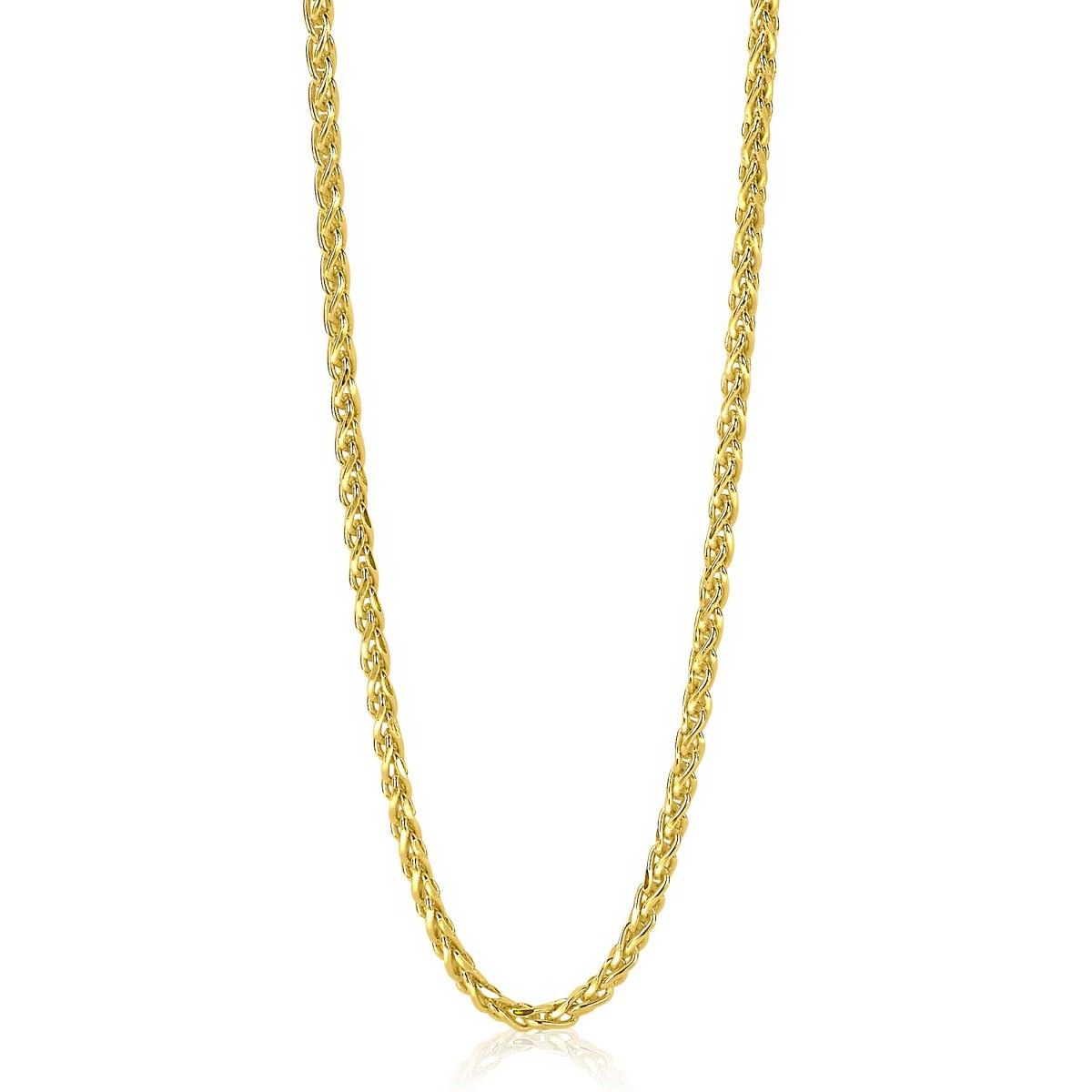 ZINZI Verguld Zilveren Ketting 45cm - ZIC1931G