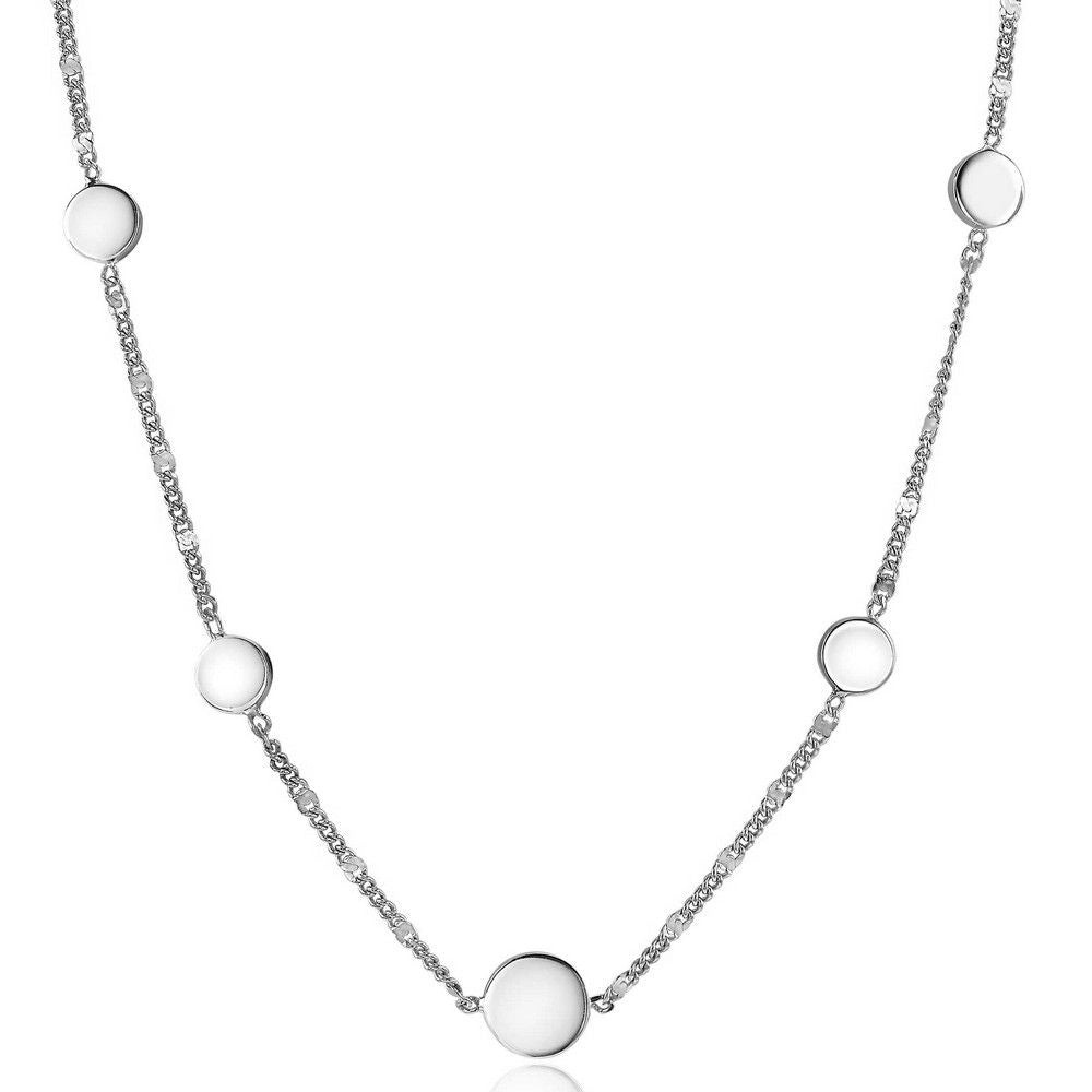 ZINZI Zilveren Ketting 42-45cm - ZIC2158