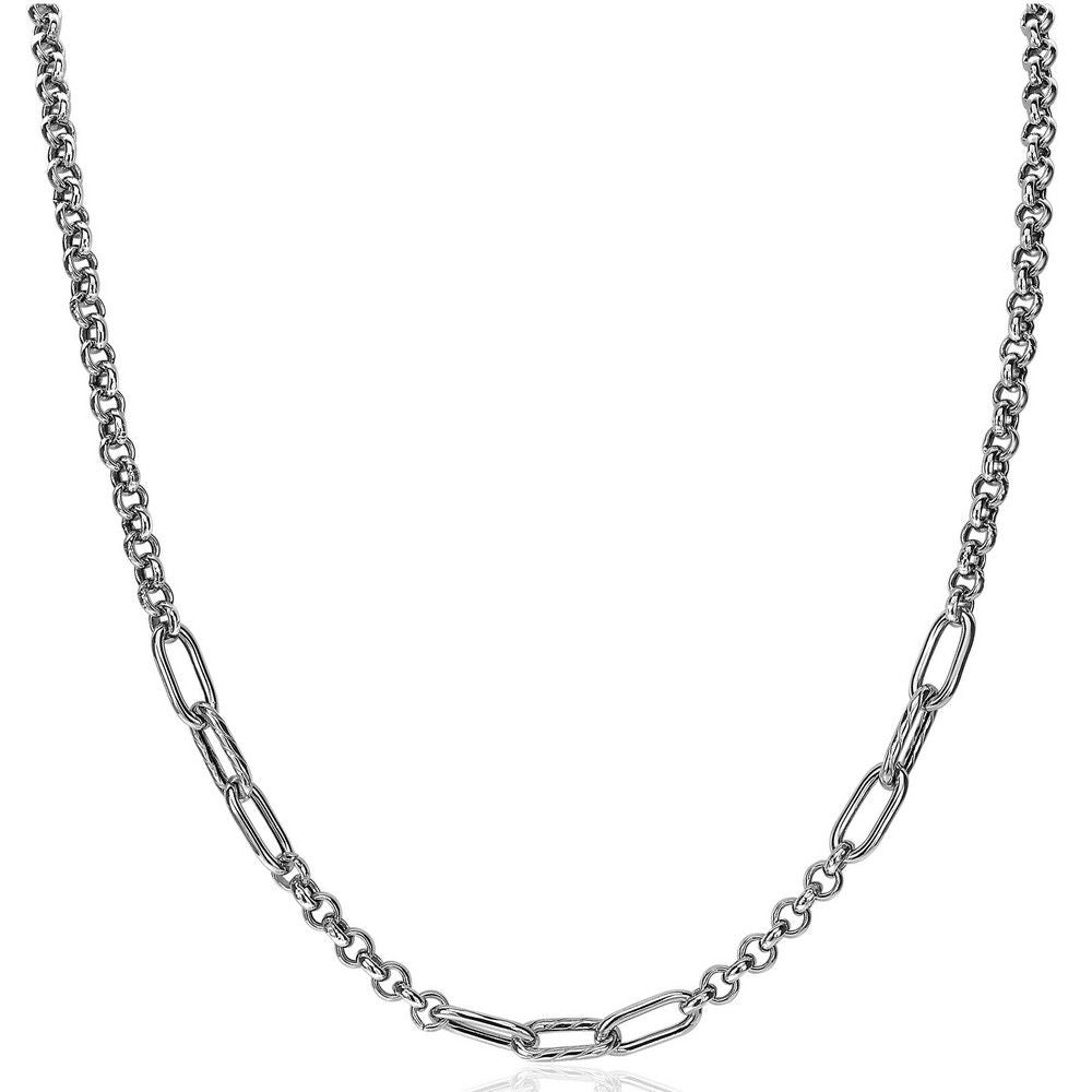 ZINZI Zilveren Ketting 42-45cm - ZIC2205