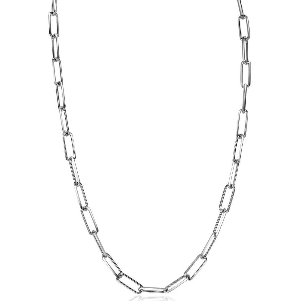 ZINZI Zilveren Ketting 45cm - ZIC2207