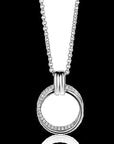 Zinzi zilveren ketting 45cm met ronde hanger 22mm ZIC2266, exclusief en kwalitatief hoogwaardig. Ontdek nu!