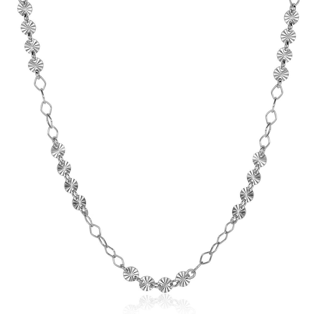 Zinzi zilveren collier met gediamanteerde rondjes met zonnestralen 40-45cm ZIC2290, exclusief en kwalitatief hoogwaardig. Ontdek nu!