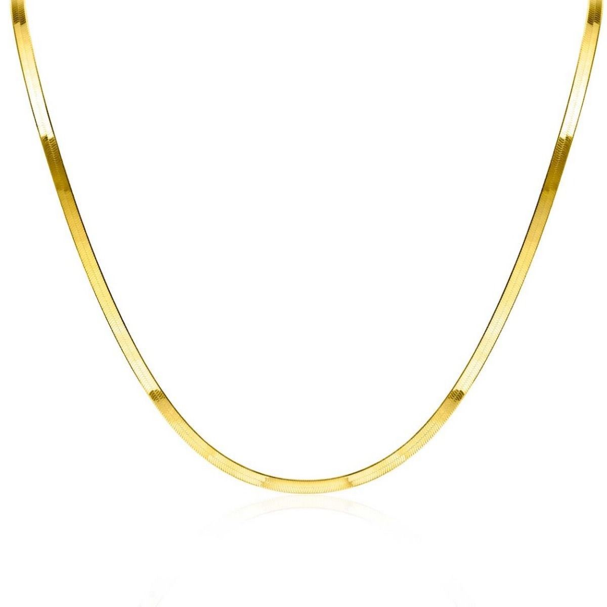 ZINZI Verguld Zilveren Ketting 40-45 cm - ZIC2292G