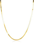 Zinzi gold plated zilveren platte slangen-ketting 45cm 1,9mm breed ZIC2360, exclusief en kwalitatief hoogwaardig. Ontdek nu!