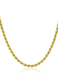 Zinzi gold plated zilveren koord ketting 2,6mm breed 42-45cm ZIC2386G, exclusief en kwalitatief hoogwaardig. Ontdek nu!