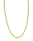 Zinzi gold plated zilveren koord ketting 2,6mm breed 42-45cm ZIC2386G, exclusief en kwalitatief hoogwaardig. Ontdek nu!