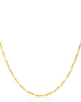 Zinzi gold plated zilveren schakel ketting met glinsterende pijlvormige schakels 1,5mm breed 42-45cm ZIC2414G, exclusief en kwalitatief hoogwaardig. Ontdek nu!