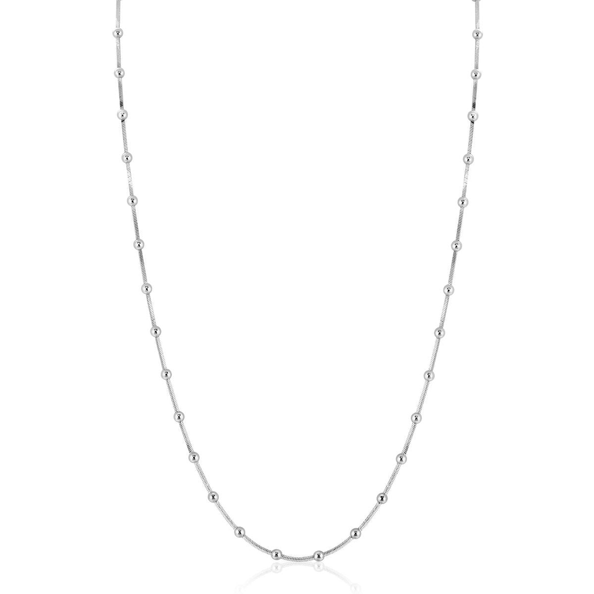ZINZI Zilveren Ketting 43-45cm - ZIC2471