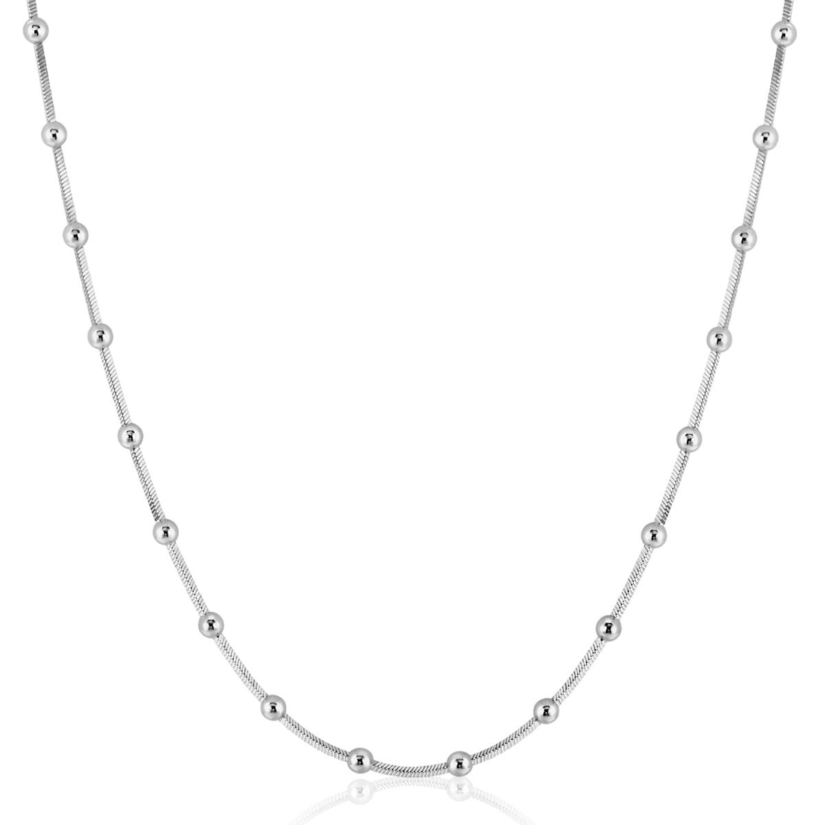 ZINZI Zilveren Ketting 43-45cm - ZIC2471