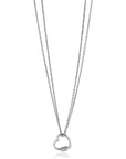 Zinzi zilveren ketting 45cm hart met zirkonia 40-45cm ZIC2507, exclusief en kwalitatief hoogwaardig. Ontdek nu!