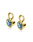 Zinzi ZICH-DEC - Gold Plated Oorbedels Blauwe Geboortesteen December, exclusief en kwalitatief hoogwaardig. Ontdek nu!