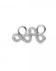 Zinzi zilveren oorbedels Infinity wit ZICH1065Z, exclusief en kwalitatief hoogwaardig. Ontdek nu!