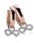 Zinzi zilveren oorbedels Infinity wit ZICH1065Z, exclusief en kwalitatief hoogwaardig. Ontdek nu!