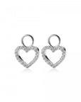 Zinzi zilveren oorbedels hart wit ZICH1098, exclusief en kwalitatief hoogwaardig. Ontdek nu!