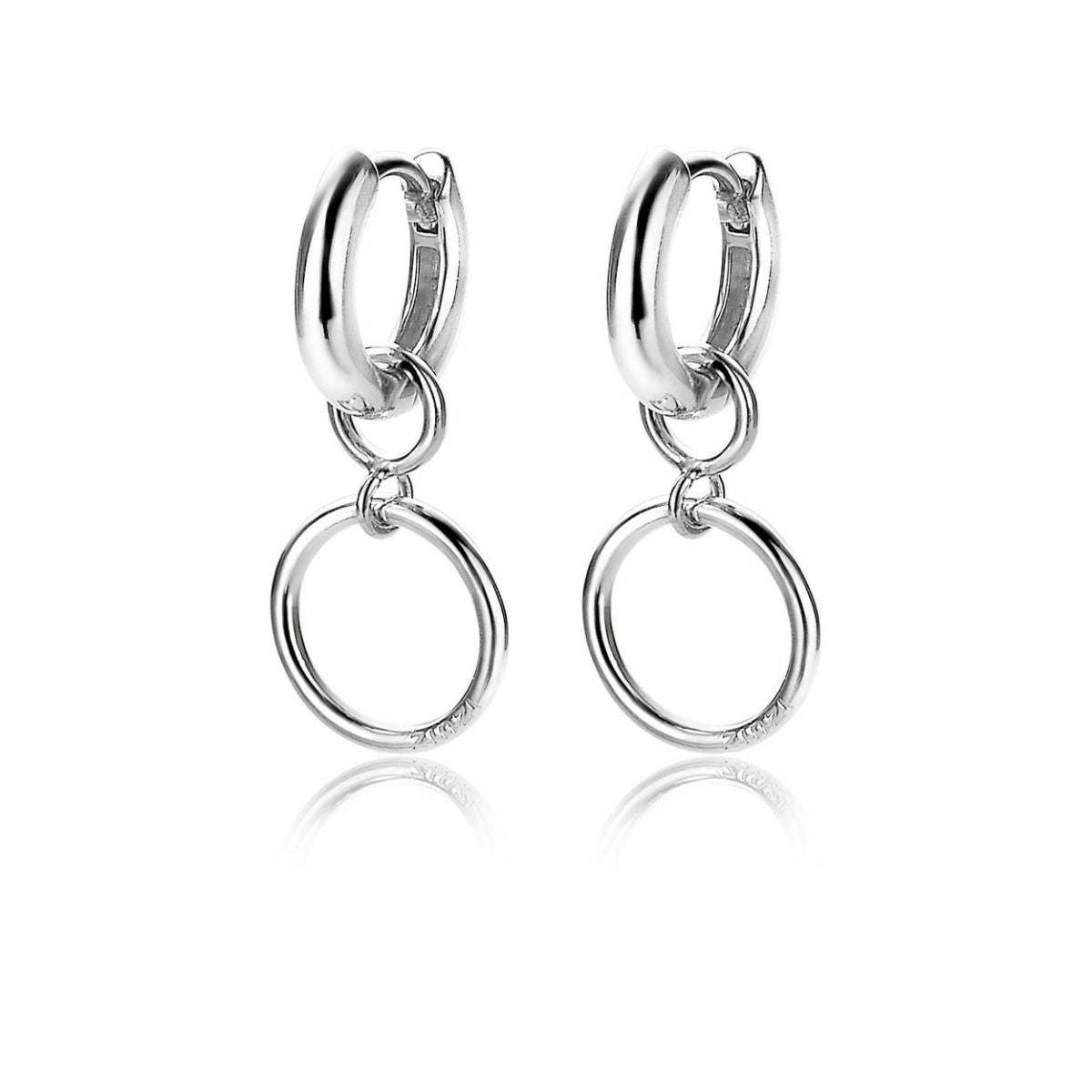 ZINZI Zilveren Oorbedels 11mm - ZICH1748