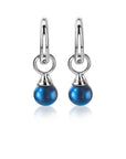 Zinzi zilveren oorbedels parels blauw 6mm ZICH1749B, exclusief en kwalitatief hoogwaardig. Ontdek nu!