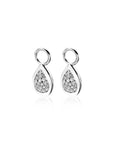 Zinzi zilveren oorbedels druppel wit ZICH1768, exclusief en kwalitatief hoogwaardig. Ontdek nu!