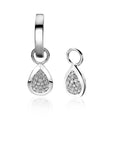 Zinzi zilveren oorbedels druppel wit ZICH1768, exclusief en kwalitatief hoogwaardig. Ontdek nu!