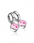 Zinzi zilveren oorbedels roze ZICH186R, exclusief en kwalitatief hoogwaardig. Ontdek nu!