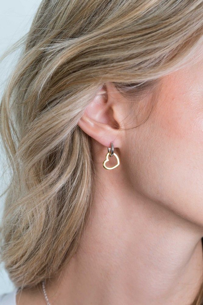 ZINZI Verguld Zilveren Oorbedels 12mm geel - ZICH2197G
