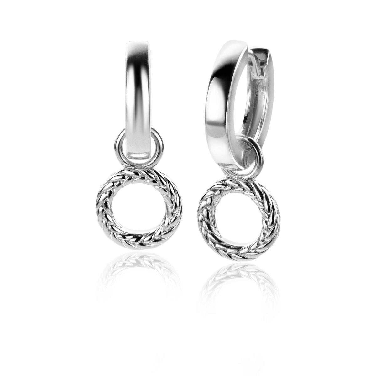 ZINZI Zilveren Oorbedels 10mm - ZICH2246