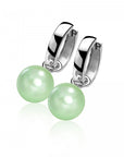 Zinzi zilveren oorbedels parel mintgroen ZICH266M, exclusief en kwalitatief hoogwaardig. Ontdek nu!