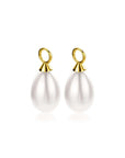 Zinzi ZICH355WG - Gold Plated Zilveren Oorbedels met Witte Parel, exclusief en kwalitatief hoogwaardig. Ontdek nu!
