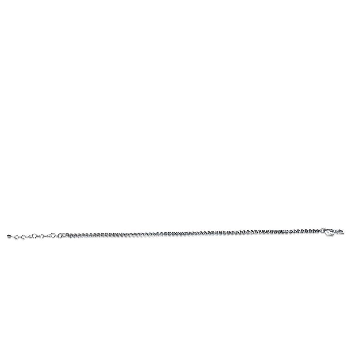 ZINZI Zilveren Enkelbandje 24-28 cm - ZIE1414
