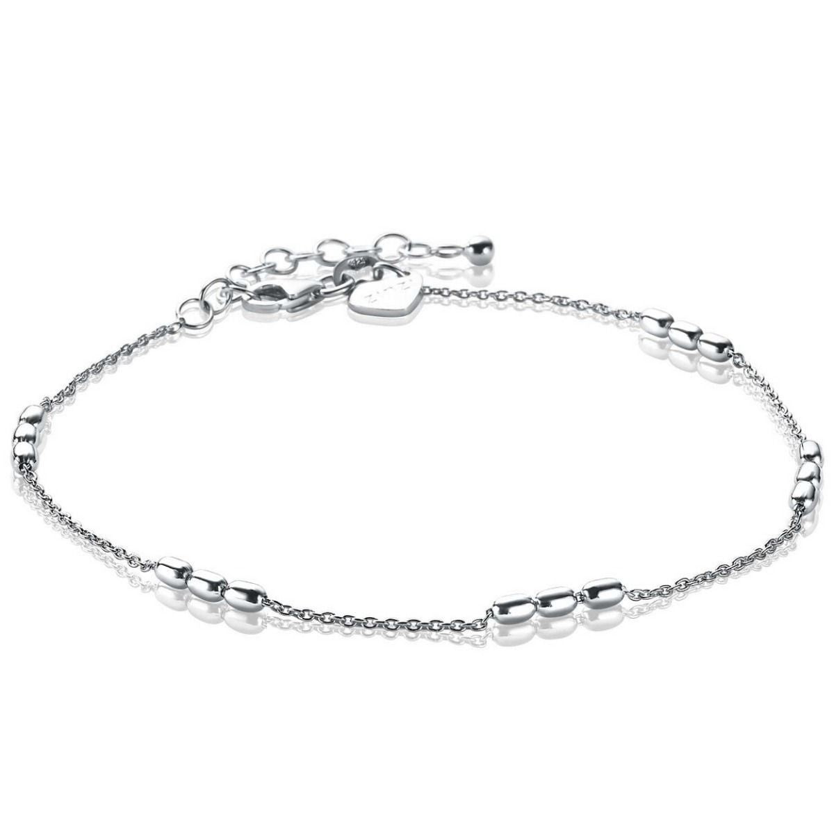 ZINZI Zilveren Enkelbandje 23-27 cm - ZIE1809