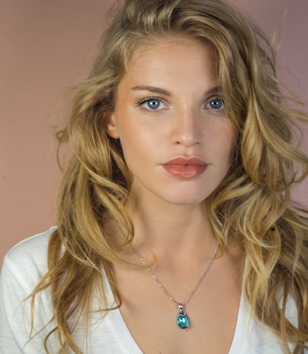 ZINZI Zilveren Hanger met Blauwe Zirkonia - ZIH1171T
