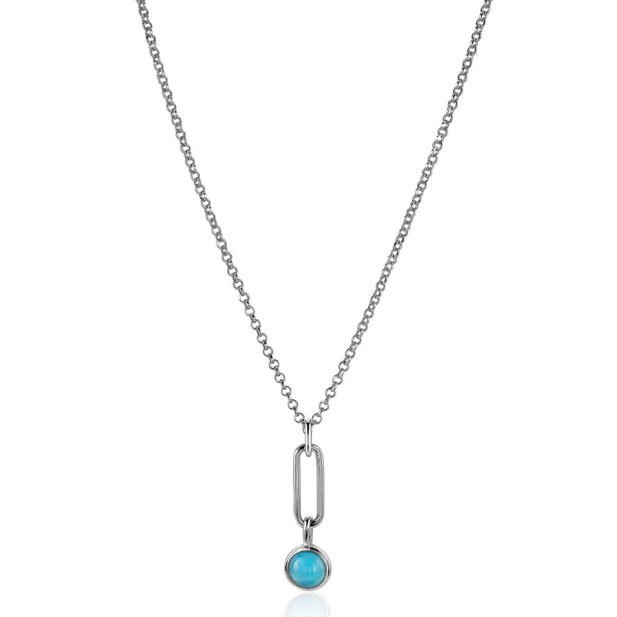 ZINZI Zilveren Hanger met Blauwe Zirkonia - ZIH2173
