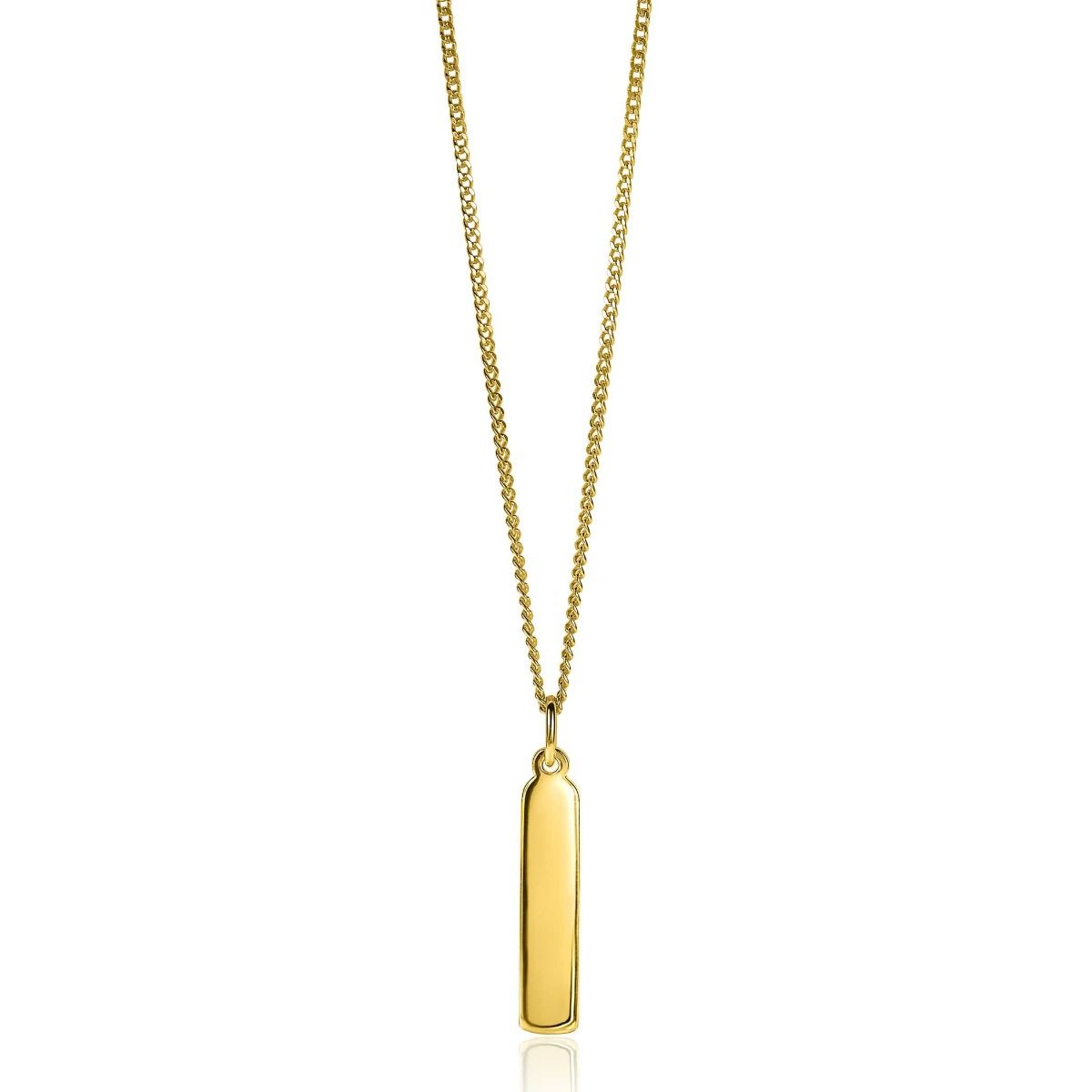 ZINZI Verguld Zilveren Hanger 32mm geel - ZIH2213G