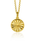 Zinzi gold plated zilveren hanger zonnestralen rond 15mm ZIH2296, exclusief en kwalitatief hoogwaardig. Ontdek nu!
