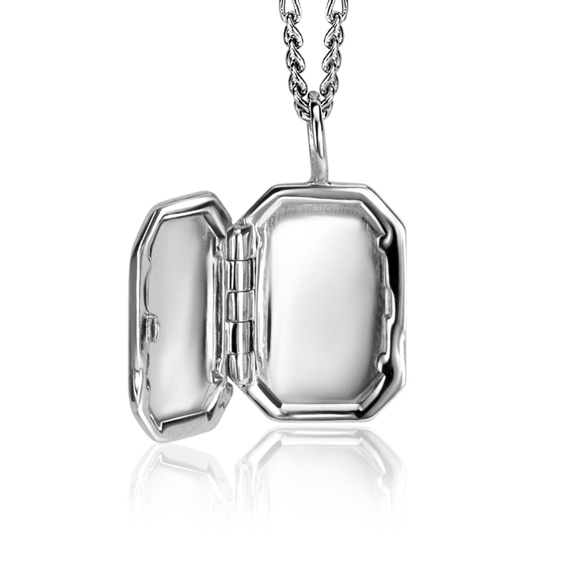 ZINZI Zilveren Ketting met Witte Zirkonia - ZIH2425