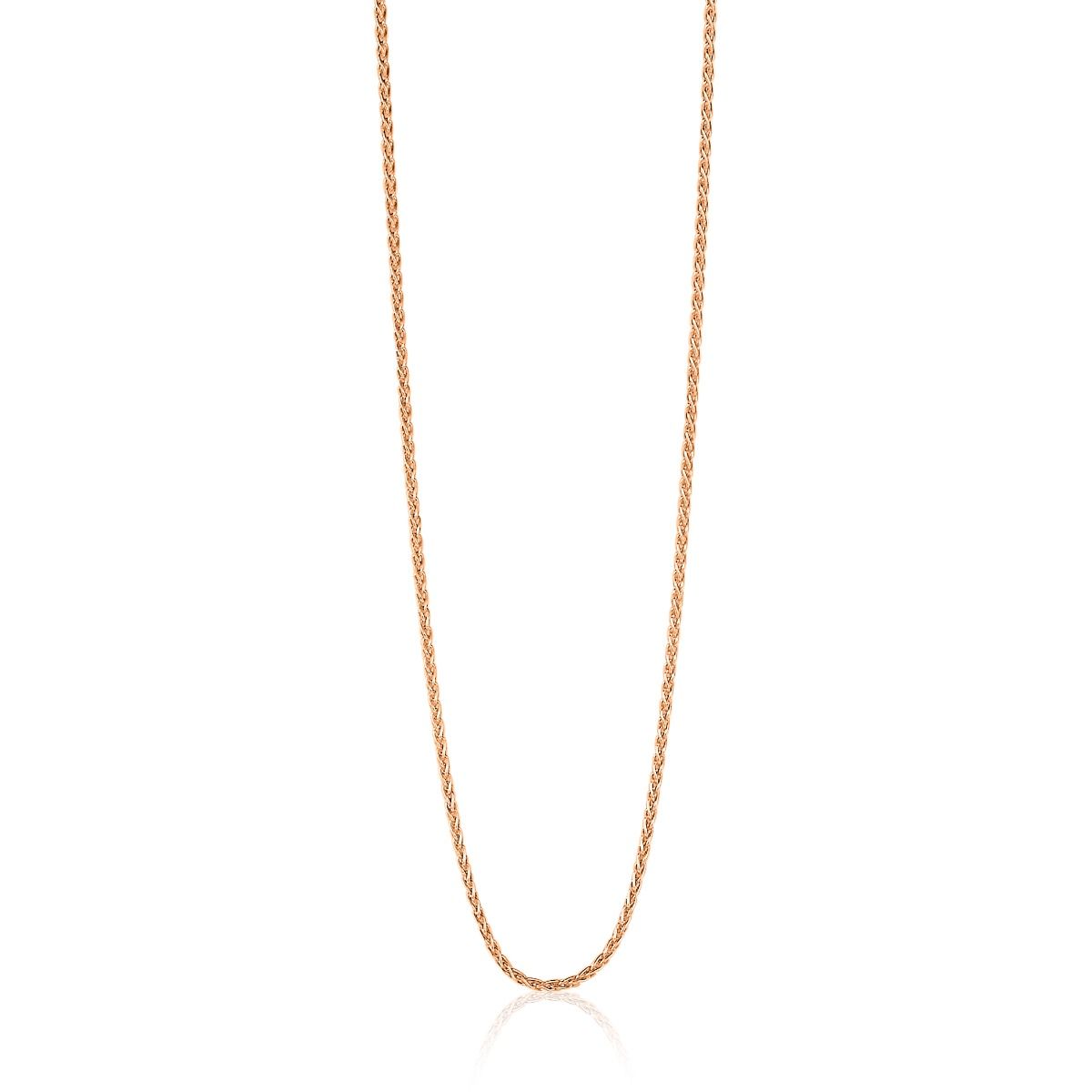 Zinzi zilveren rosegoud vergulde palmier ketting ZILC-PR, exclusief en kwalitatief hoogwaardig. Ontdek nu!